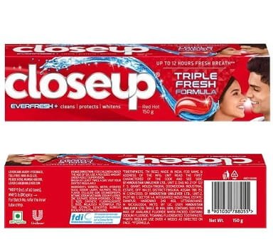 closeup toothpaste 150gm