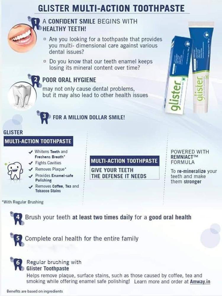 glister paste ingredients